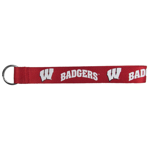 Wisconsin Badgers Lanyard Keychain ID Holder NCAA Fan Accessory Key Chain