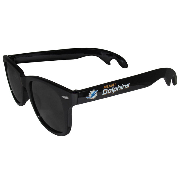 Miami Dolphins Beachfarer Bottle Opener Sunglasses