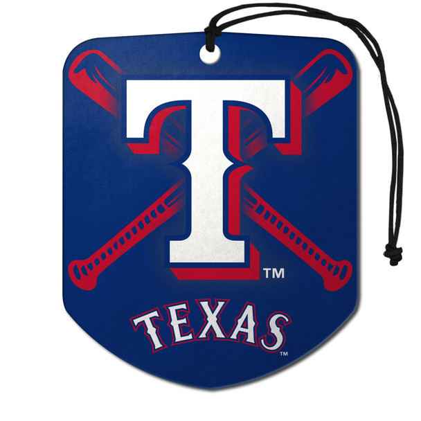 Texas Rangers Air Freshener 2-pk "T" Alternate Logo & Wordmark