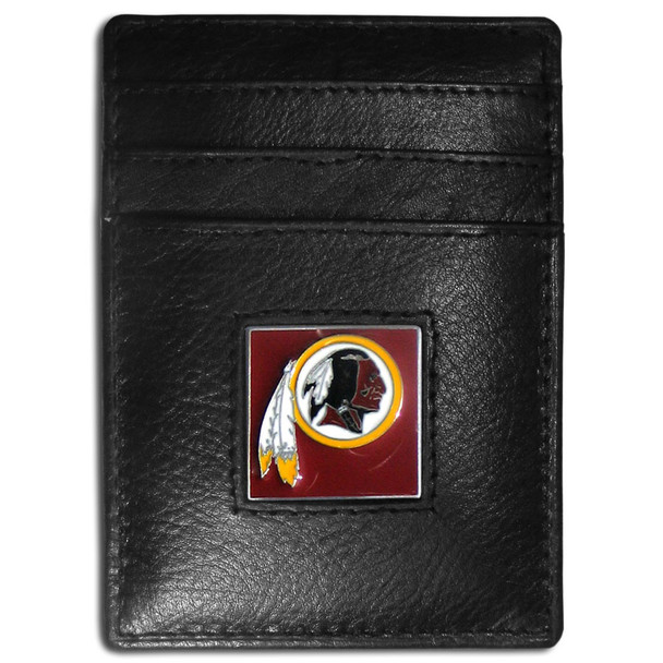 Washington Commanders Leather Money Clip/Cardholder