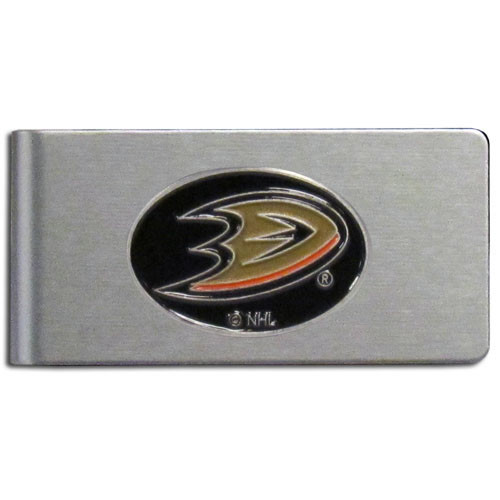 Anaheim Ducks¬Æ Brushed Metal Money Clip