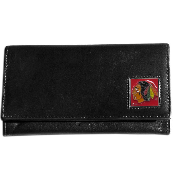 Chicago Blackhawks¬Æ Leather Women's Wallet
