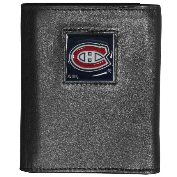 Montreal Canadiens¬Æ Deluxe Leather Tri-fold Wallet