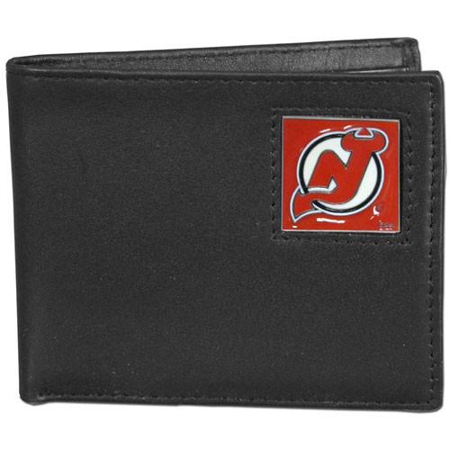 New Jersey Devils¬Æ Leather Bi-fold Wallet