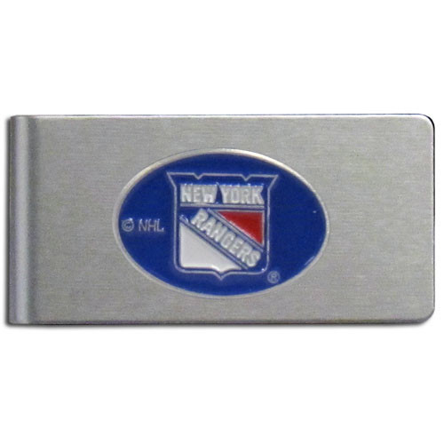 New York Rangers¬Æ Brushed Metal Money Clip