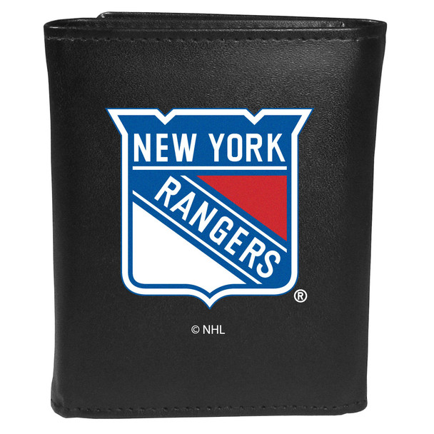 New York Rangers¬Æ Leather Tri-fold Wallet, Large Logo