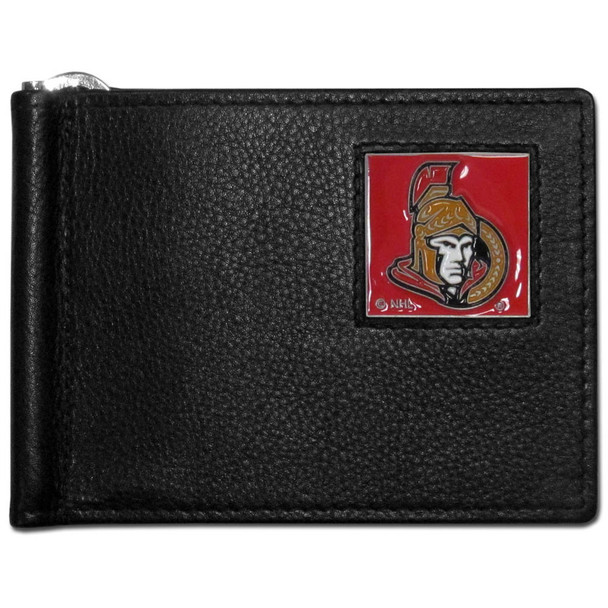 Ottawa Senators¬Æ Leather Bill Clip Wallet