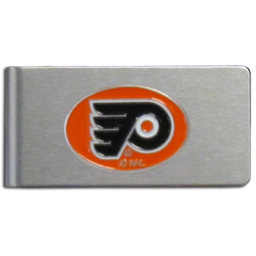 Philadelphia Flyers¬Æ Brushed Metal Money Clip