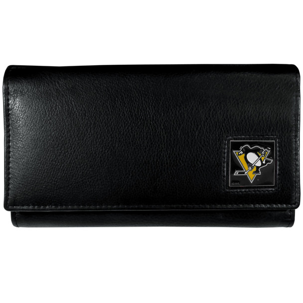 Pittsburgh Penguins¬Æ Leather Women's Wallet