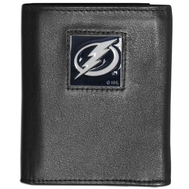 Tampa Bay Lightning¬Æ Leather Tri-fold Wallet