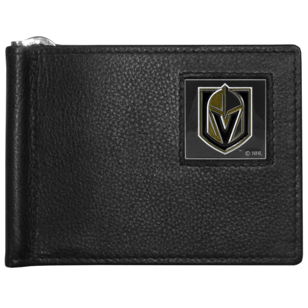 Vegas Golden Knights¬Æ Leather Bill Clip Wallet