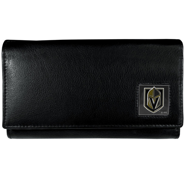 Vegas Golden Knights¬Æ Leather Women's Wallet