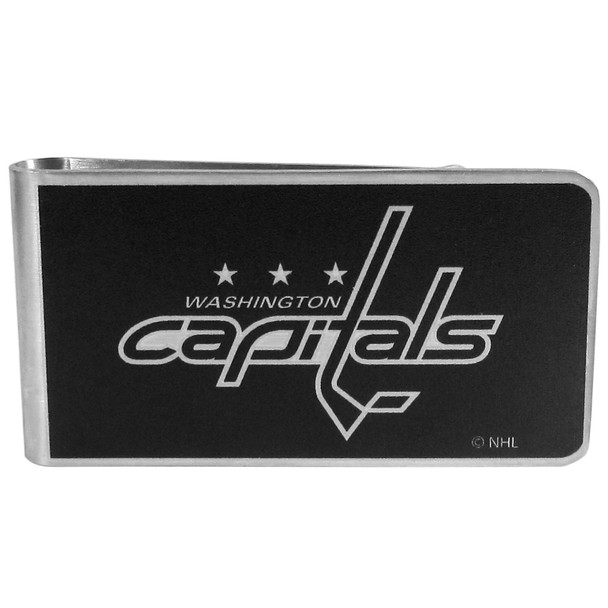 Washington Capitals¬Æ Black and Steel Money Clip