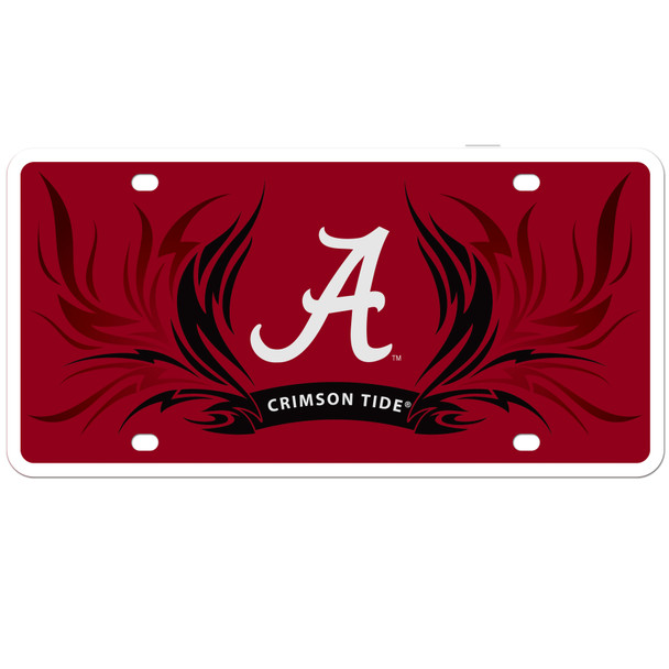 Alabama Crimson Tide Styrene License Plate