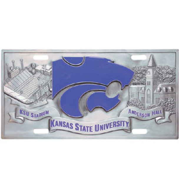Kansas St. Wildcats Collector's License Plate