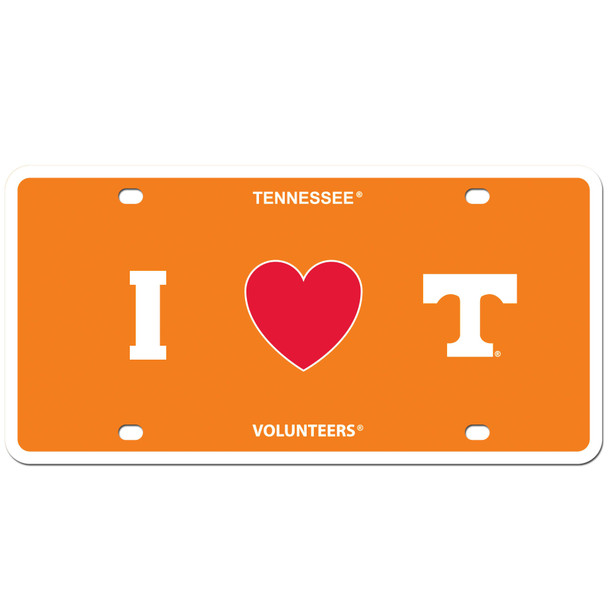 Tennessee Volunteers Styrene License Plate