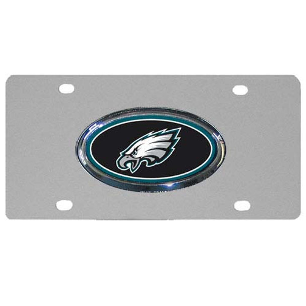 Philadelphia Eagles Steel License Plate, Dome