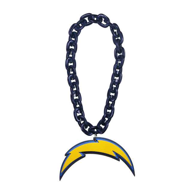 Los Angeles Chargers Fan Chain Necklace NFL Foam Chain Fan Gear Navy