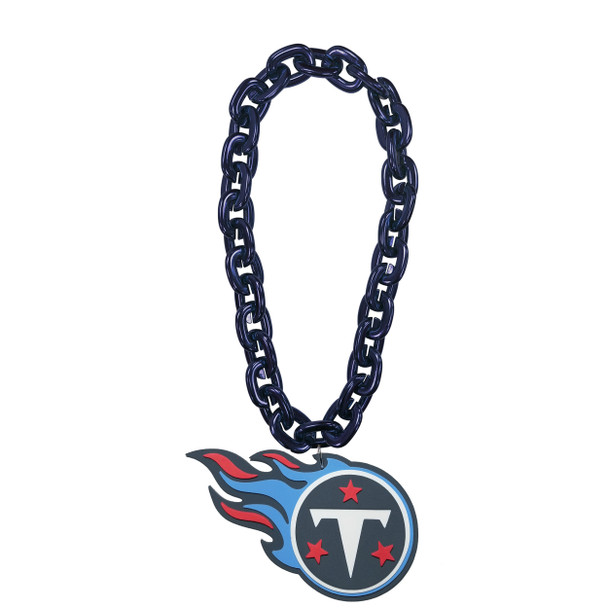 Tennessee Titans Fan Chain Necklace NFL Foam Chain Fan Gear Navy