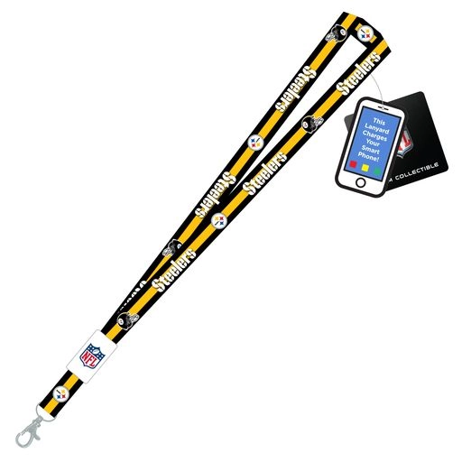 Pittsburgh Steelers  Charging Lanyard iPhone iPad USB Cable NFL Fan Gear