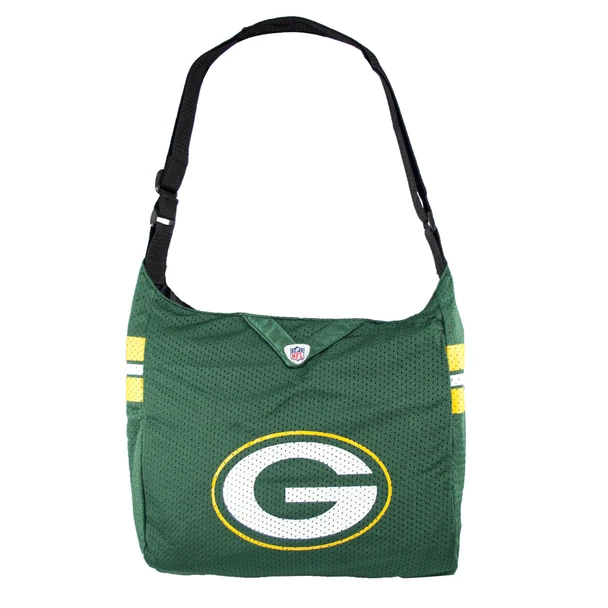 Green Bay Packers Team Jersey Tote Bag NFL Fan Tote Travel Game Day Bag