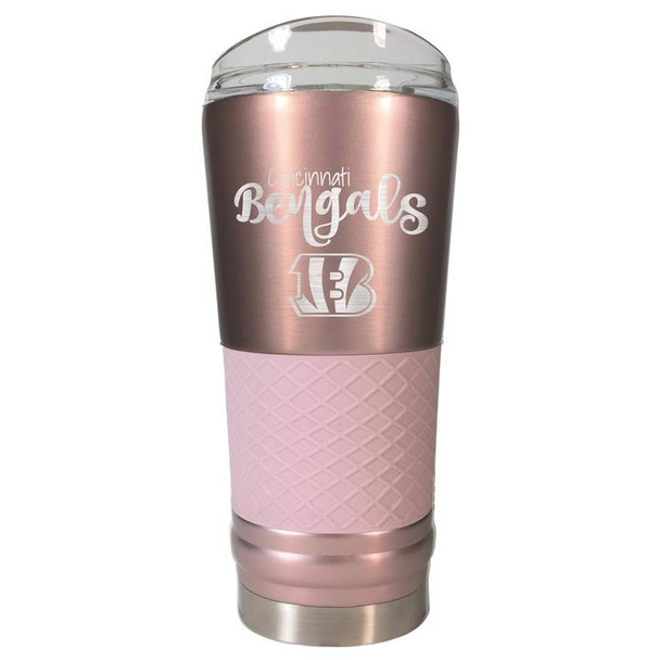 Cincinnati Bengals 24 Oz. Rose Gold Draft Tumbler