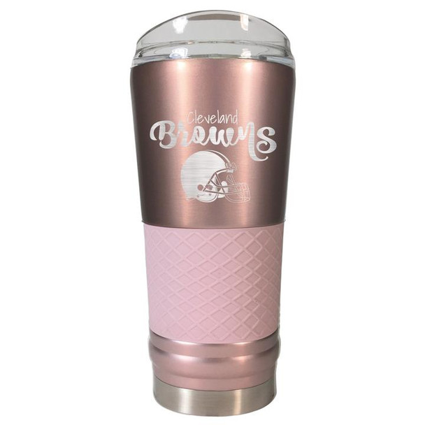 Cleveland Browns 24 Oz. Rose Gold Draft Tumbler