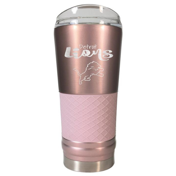 Detroit Lions 24 Oz. Rose Gold Draft Tumbler