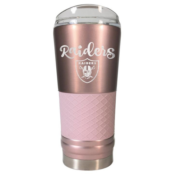 Las Vegas Raiders 24 Oz. Rose Gold Draft Tumbler