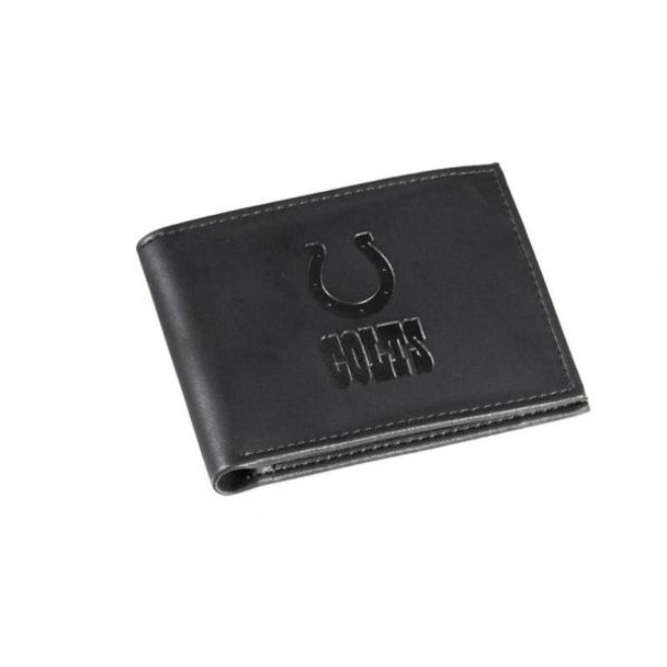 Indianapolis Colts Leather Blackout Bi-fold Wallet