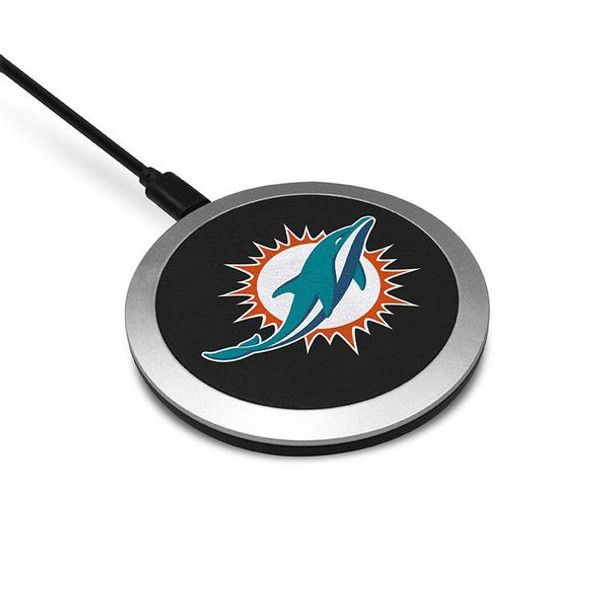 Miami Dolphins Wireless Charging Pad Round