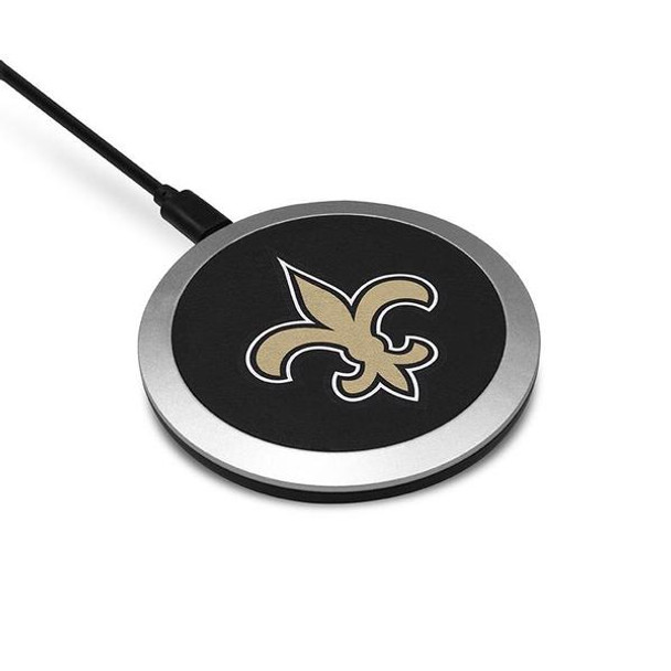 New Orleans Saints Wireless Charging Pad Round