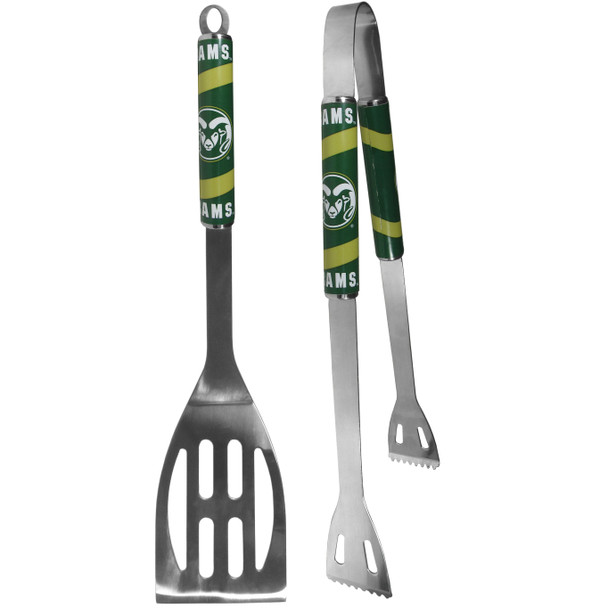 Colorado St. Rams 2 pc Steel BBQ Tool Set