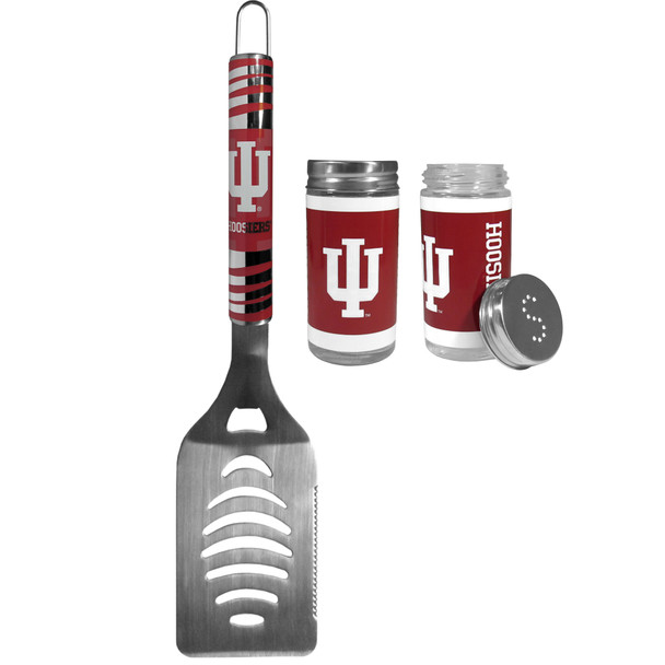 Indiana Hoosiers Tailgater Spatula and Salt and Pepper Shakers Indiana Hoosiers Tailgater Spatula and Salt and Pepper Shakers