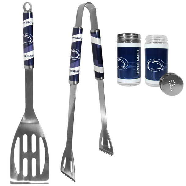 Penn St. Nittany Lions 2pc BBQ Set with Tailgate Salt & Pepper Shakers