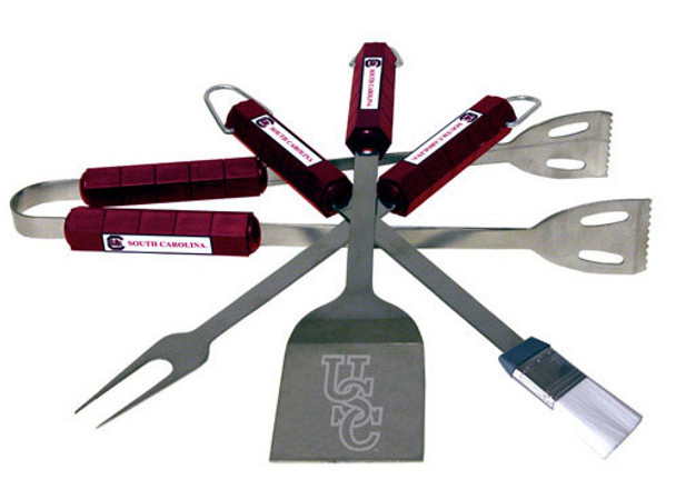 S. Carolina Gamecocks 4 pc BBQ Set