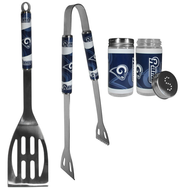 Los Angeles Rams 2pc BBQ Set with Tailgate Salt & Pepper Shakers
