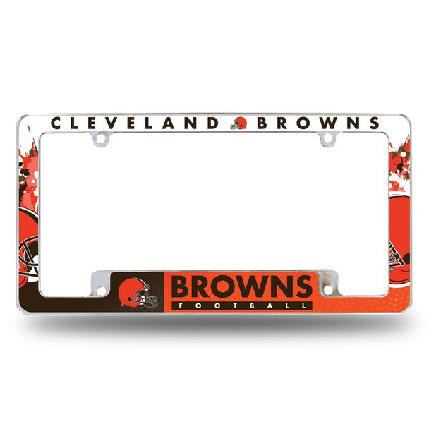 Cleveland Browns All Over Chrome Frame