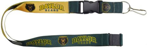 Baylor Bears Lanyard Keychain ID Holder NCAA Fan Accessory Reversible