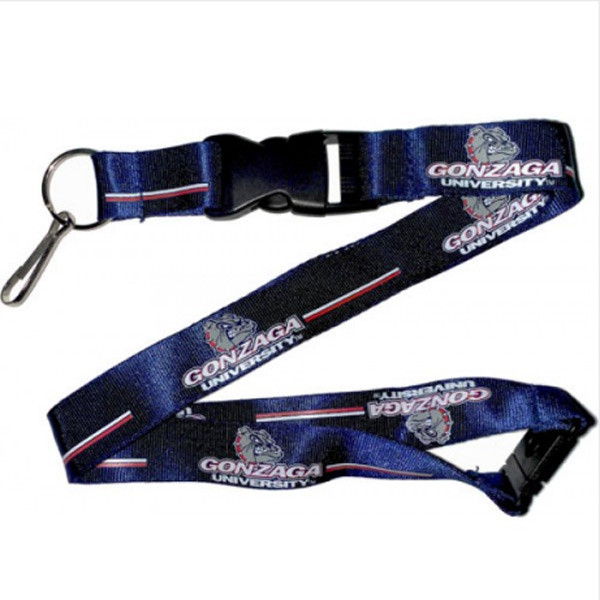 Gonzaga Bulldogs Lanyard Keychain ID Holder NCAA Fan Accessory Blue