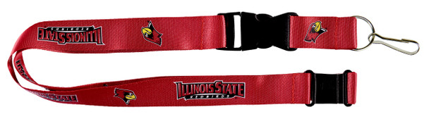 Illinois State Redbirds Lanyard Keychain ID Holder NCAA Fan Accessory
