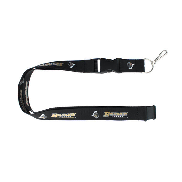 Purdue Boilermakers Lanyard Keychain ID Holder NCAA Fan Accessory Black