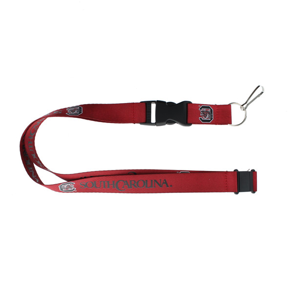 South Carolina Gamecocks Lanyard Keychain ID Holder NCAA Fan Accessory - Red