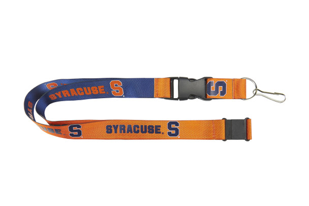 Syracuse Orange Lanyard Keychain ID Holder NCAA Fan Accessory - Reversible