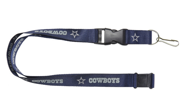 Dallas Cowboys Lanyard Keychain ID Holder NFL Fan Accessory Blue