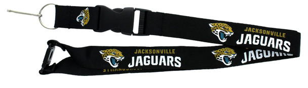 Jacksonville Jaguars Lanyard Keychain ID Holder NFL Fan Accessory Black