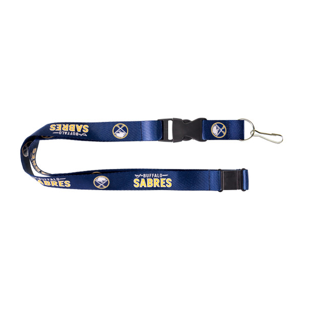 Buffalo Sabres Lanyard Keychain ID Holder NHL Fan Accessory Blue