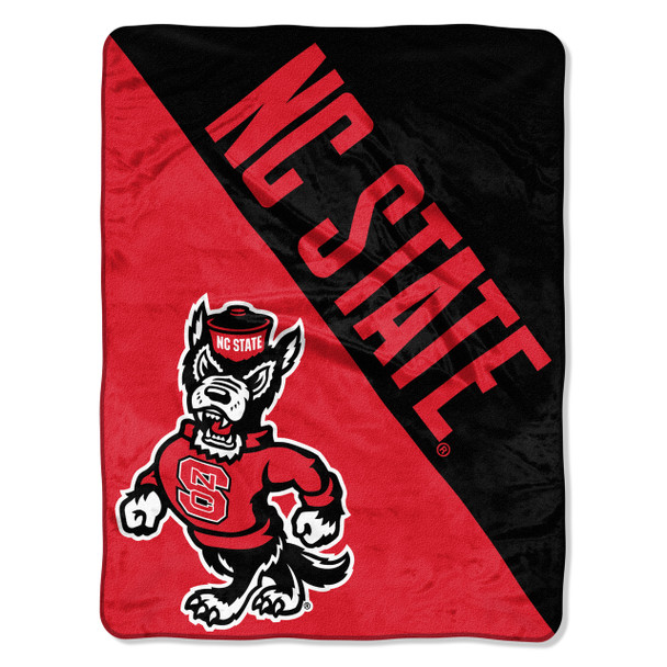 North Carolina State Wolfpack Blanket 46x60 Micro Raschel Halftone Design Rolled North Carolina State Wolfpack Blanket 46x60 Micro Raschel Halftone Design Rolled