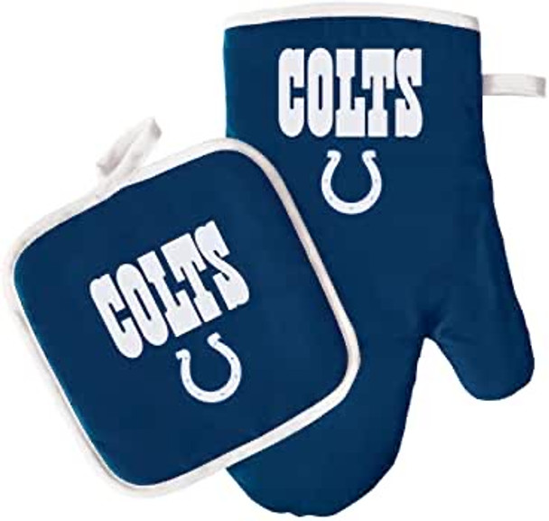 Indianapolis Colts Oven Mitt and Pot Holder Set