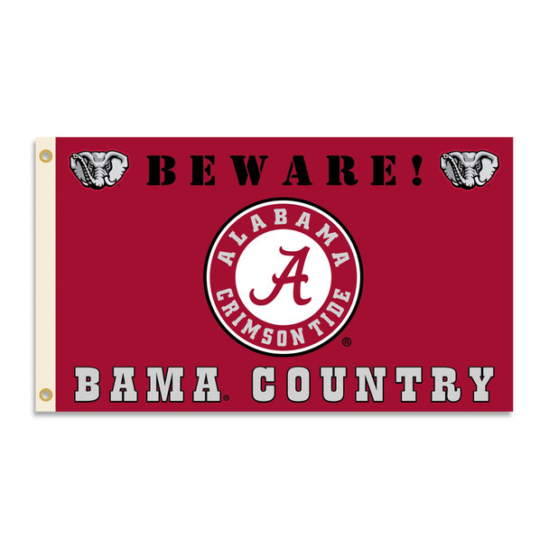 Alabama Crimson Tide 3 Ft. X 5 Ft. Flag W/Grommets - Country